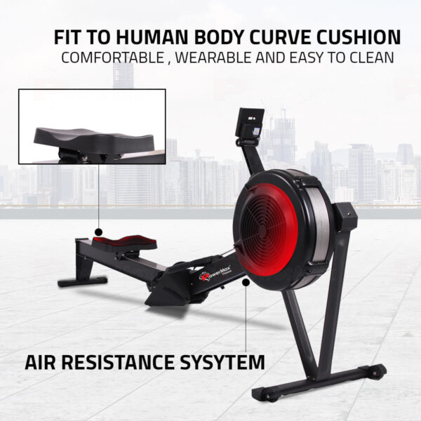 RAC-2500 Air Rowing Machine with LCD Display for Commercial use - Image 2