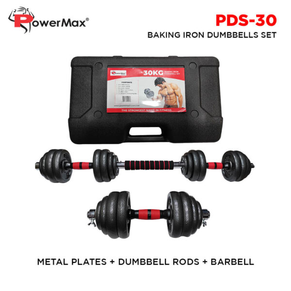 PDS-30 Baking Iron Dumbbells Set - Image 2