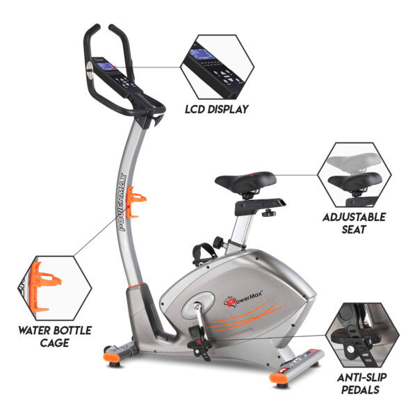 BU-750 Upright Exercise Bike with Hand Pulse - Image 4