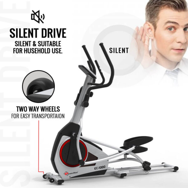 EC-1000 Semi-Commercial Elliptical Cross Trainer with Magnetic Resistance - Image 5