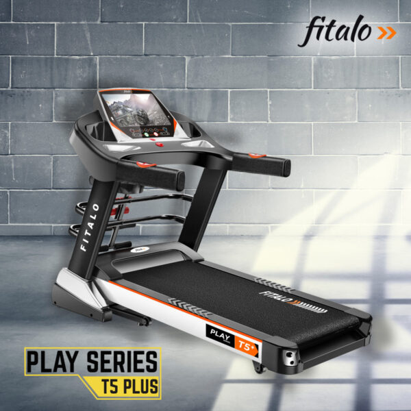 Play T5 Plus Motorised Treadmill with Voice Broadcast - Image 2