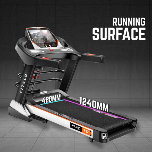 Play T5 Plus Motorised Treadmill with Voice Broadcast - Image 6