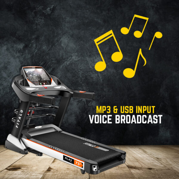 Play T5 Plus Motorised Treadmill with Voice Broadcast - Image 9